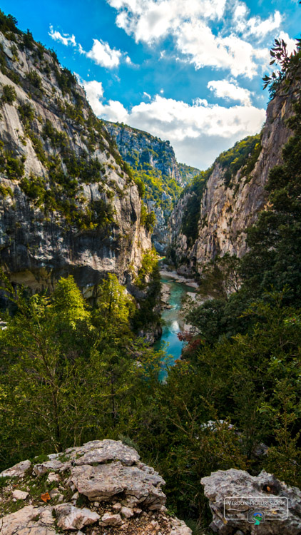 photo sur la randonnee du sentier blanc martel, Verdon